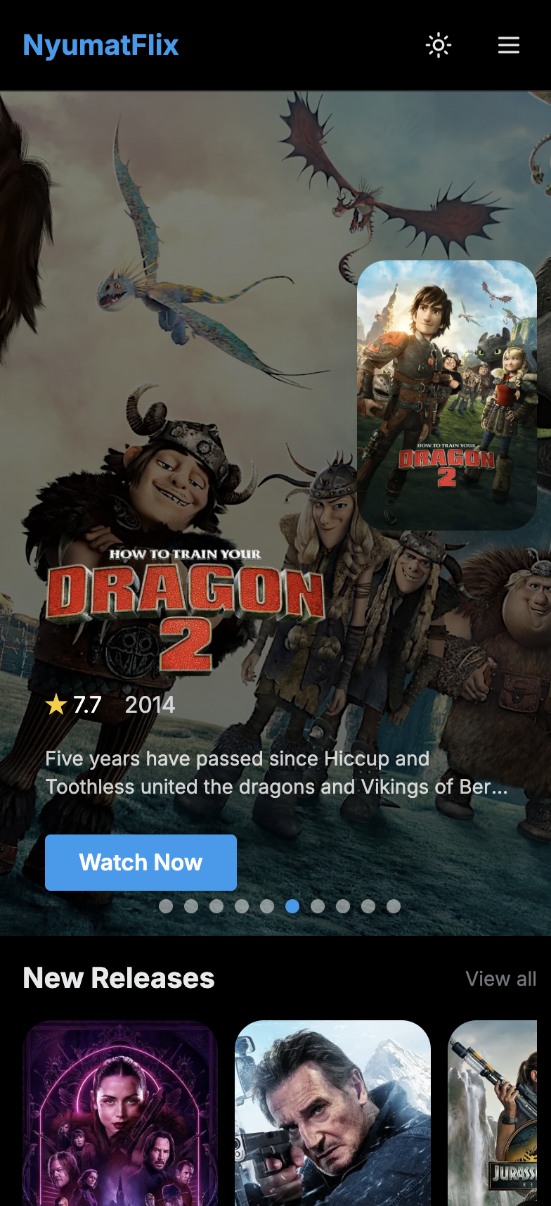NyumatFlix on Mobile